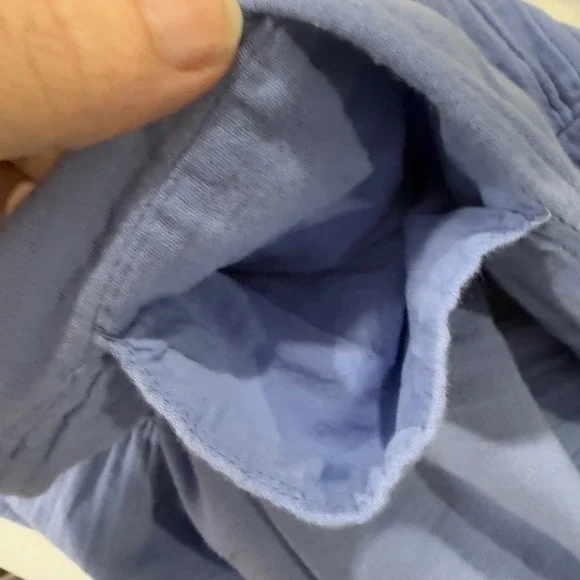 Pact Coastal Double Gauze Throw & Go Dress Blue Medium Organic Cotton - Picture 9 of 9